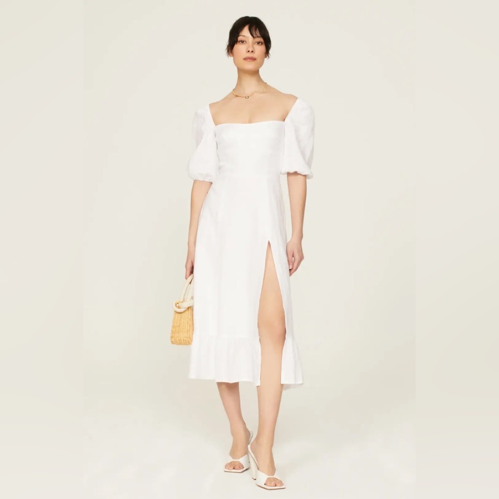 Reformation Belgium Linen Dress NWT size 2 and 4 - Picture 4 of 15